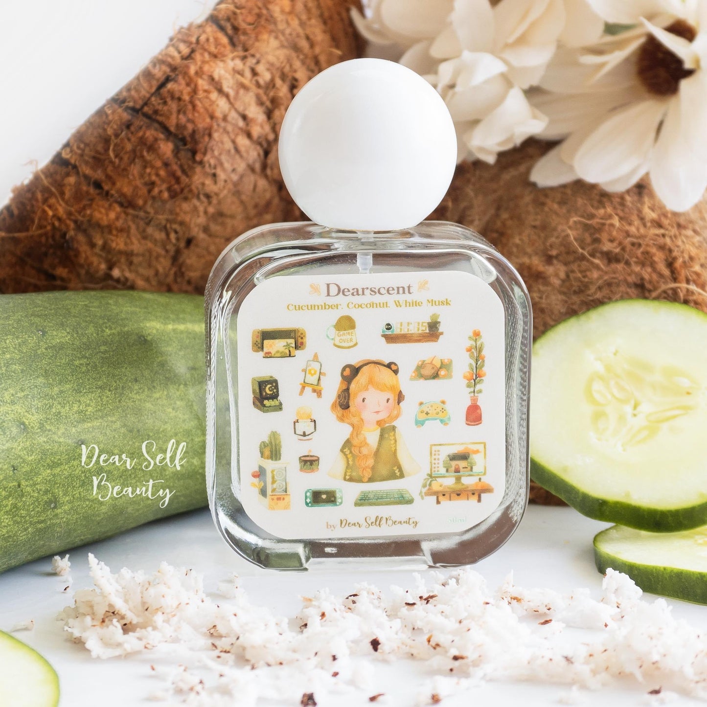 Dear Self Beauty Dearscent (Cucumber. Coconut. White Musk)