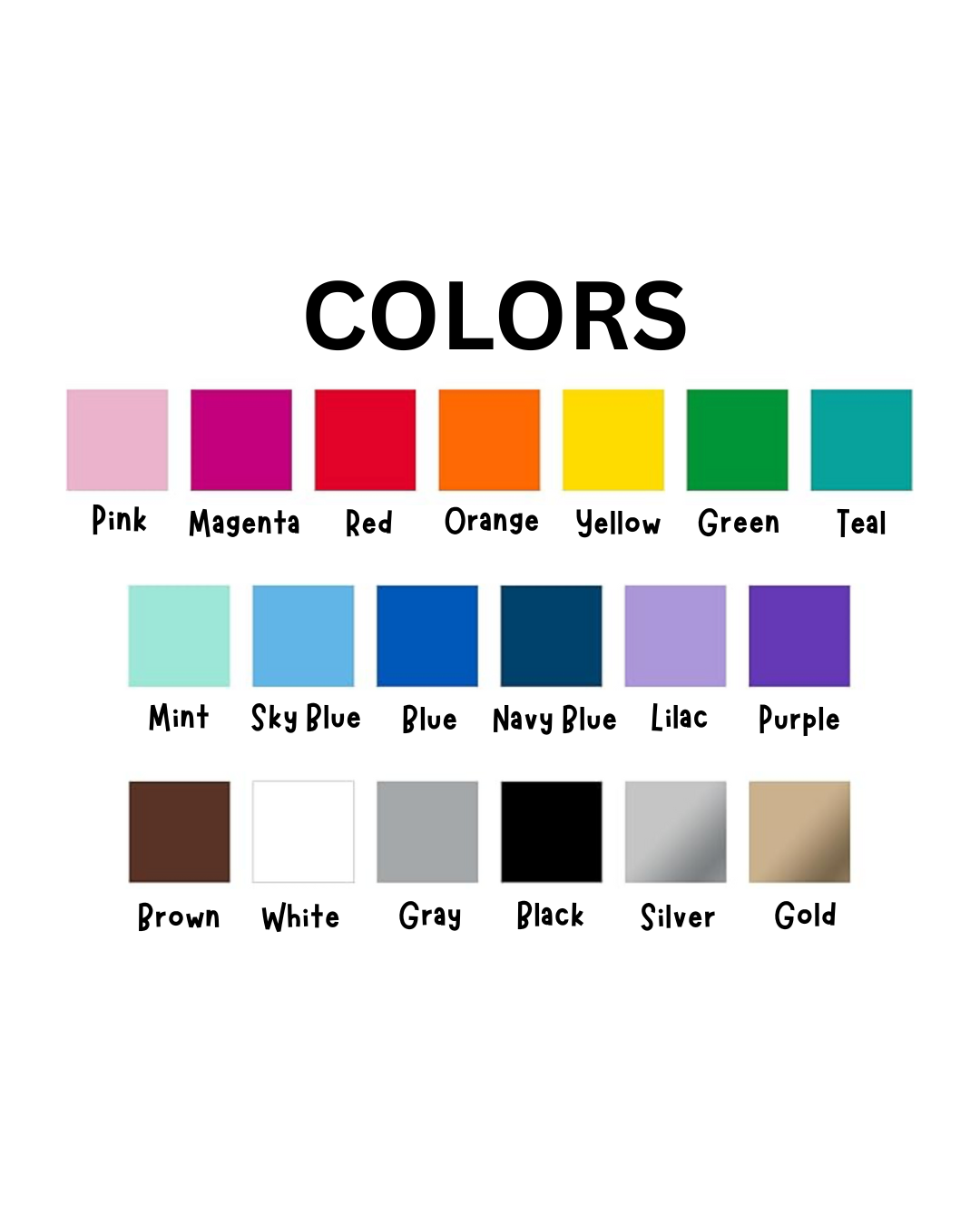 Custom Vinyl Name Decals | Bridesmaid | Birthday | Gift Tags | Wedding