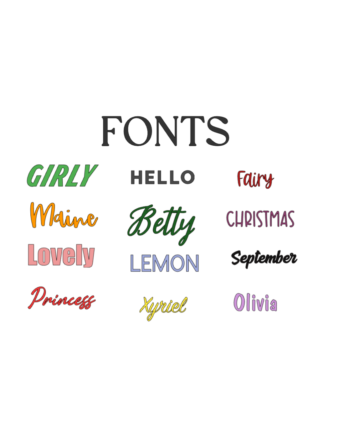 Custom Vinyl Name Decals | Bridesmaid | Birthday | Gift Tags | Wedding