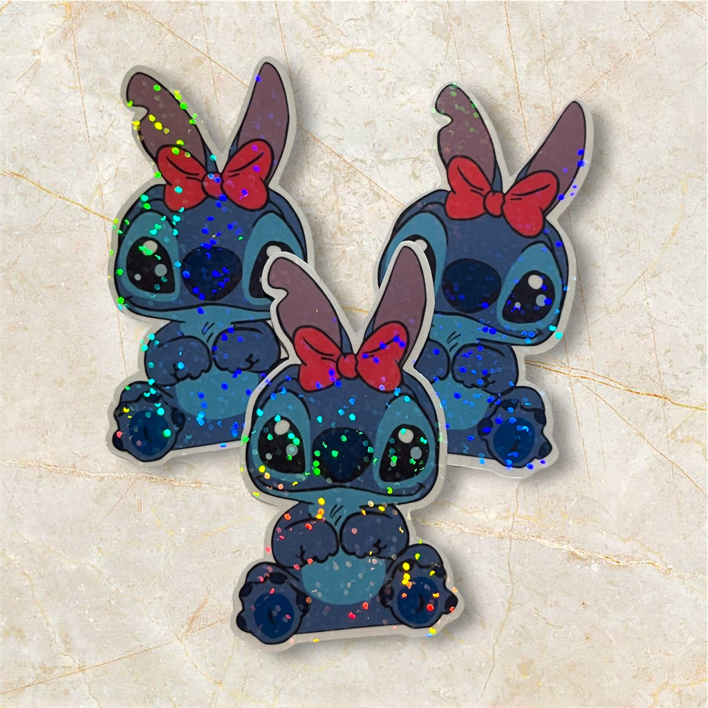 Stitch Bow Sticker