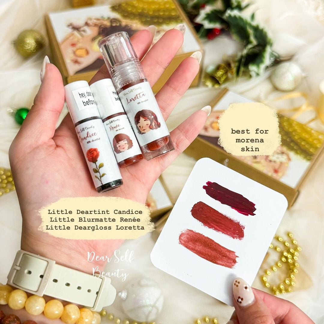 Little Deartint Candice. Little Blurmatte Renee. Little Deargloss Loretta