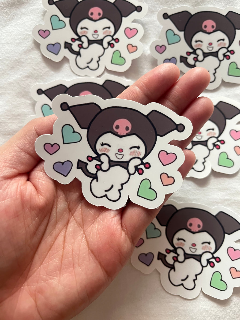 Kuromi in Love Sticker