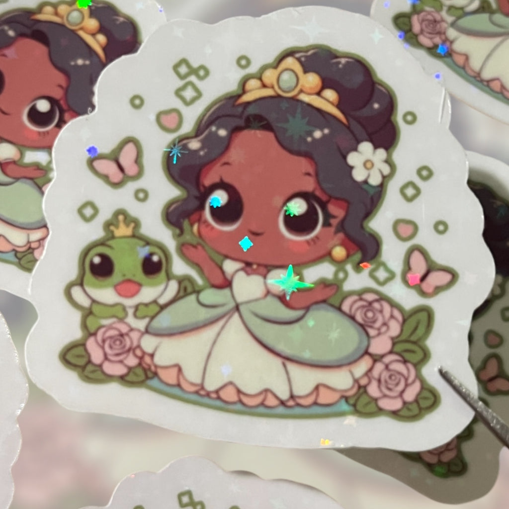 Princess Tiana and the Frog Sticker