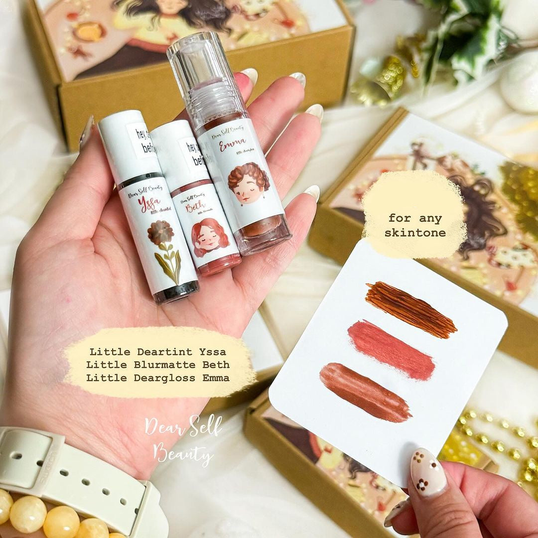 Little Deartint Yssa. Little Blurmatte Beth. Little Deargloss Emma