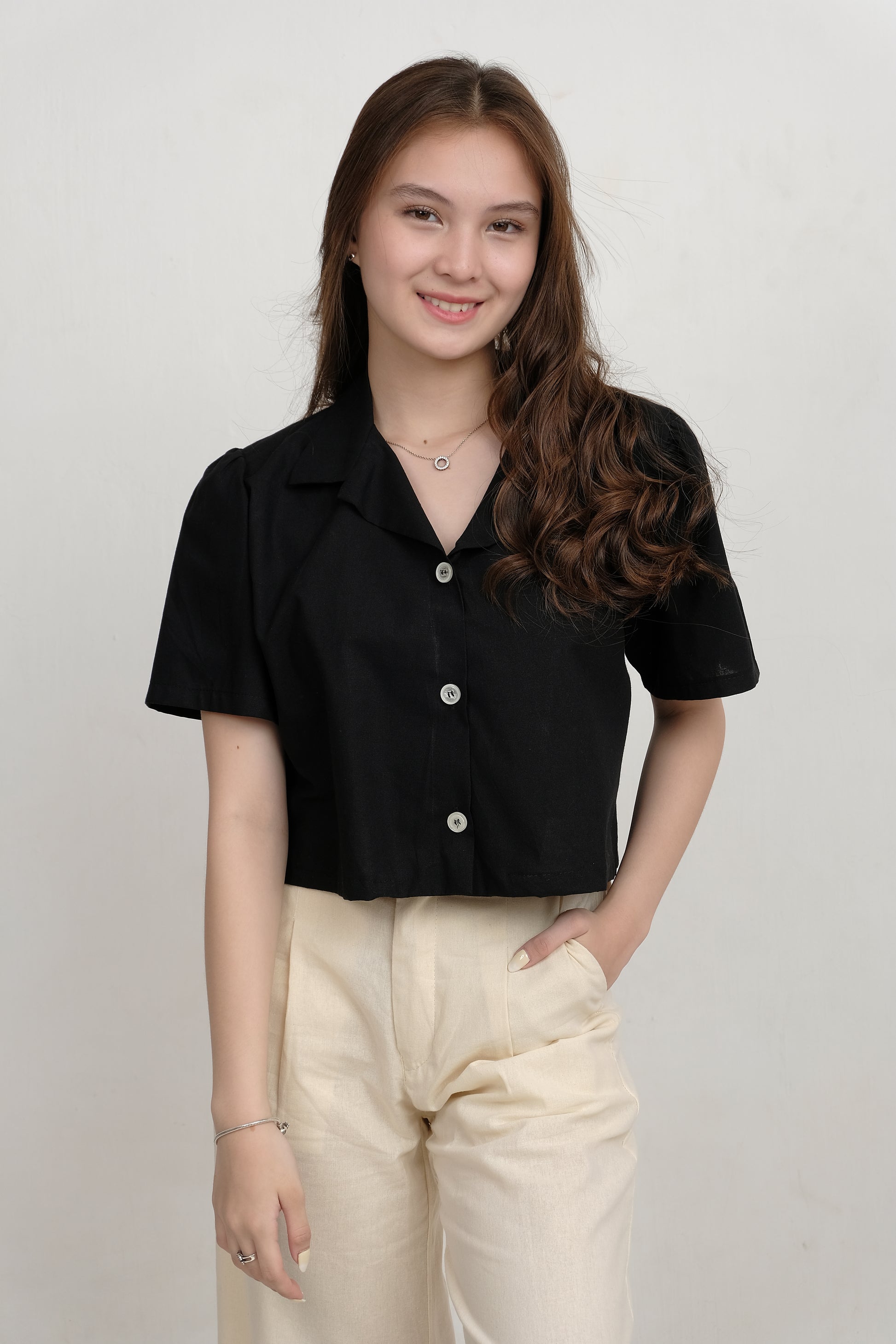 Lapel Blouse Only