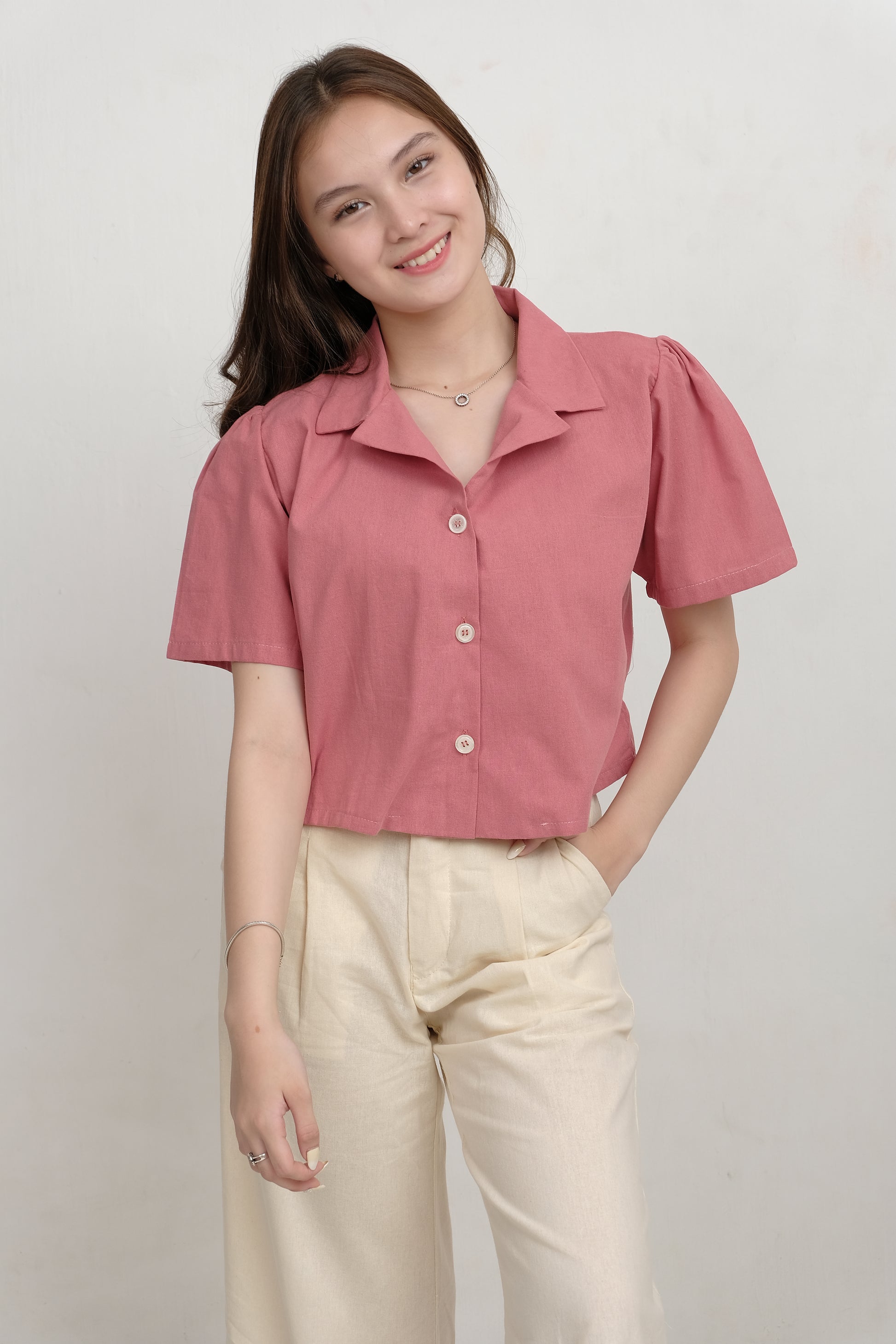 Lapel Blouse Only