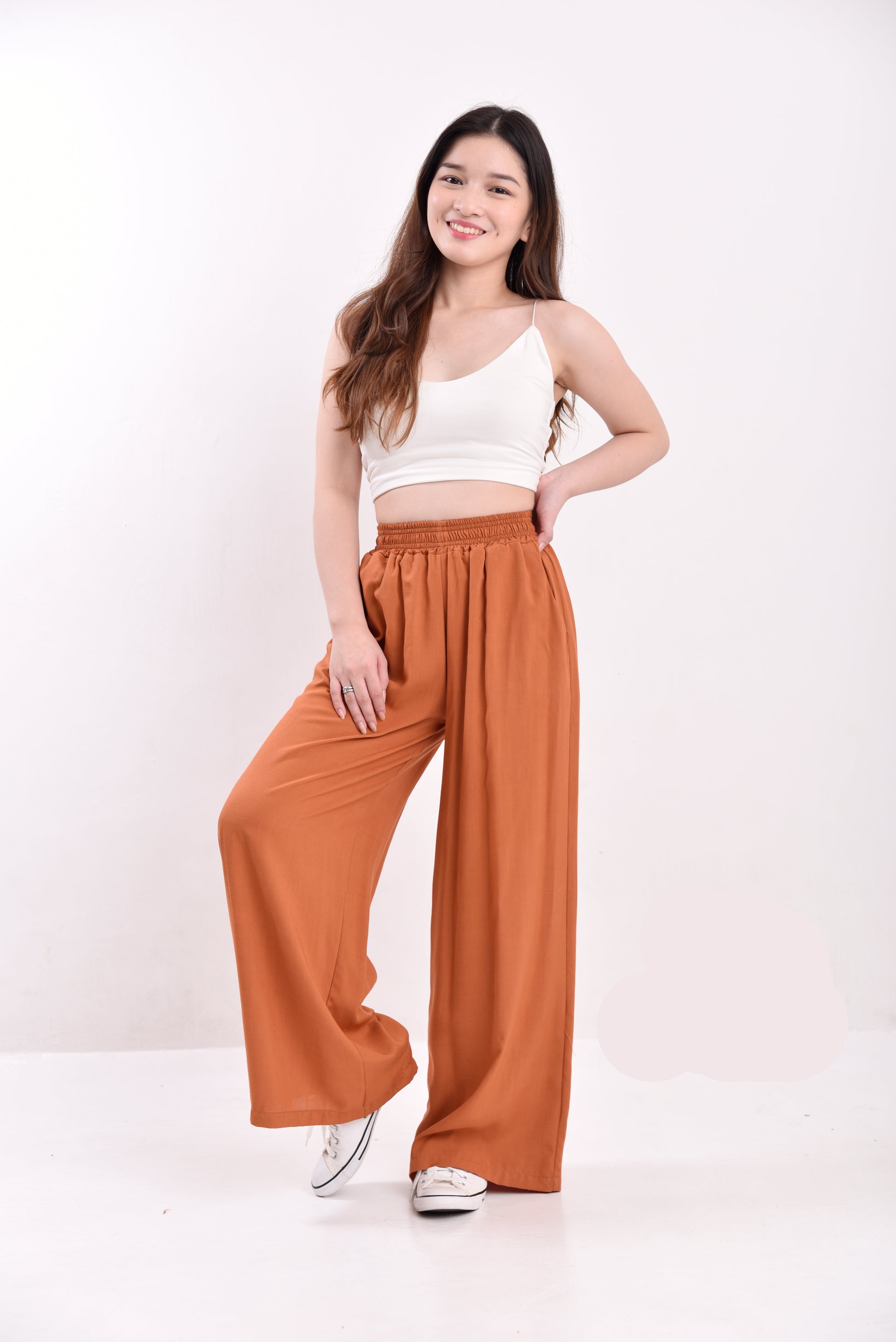 Loose Wideleg Pants