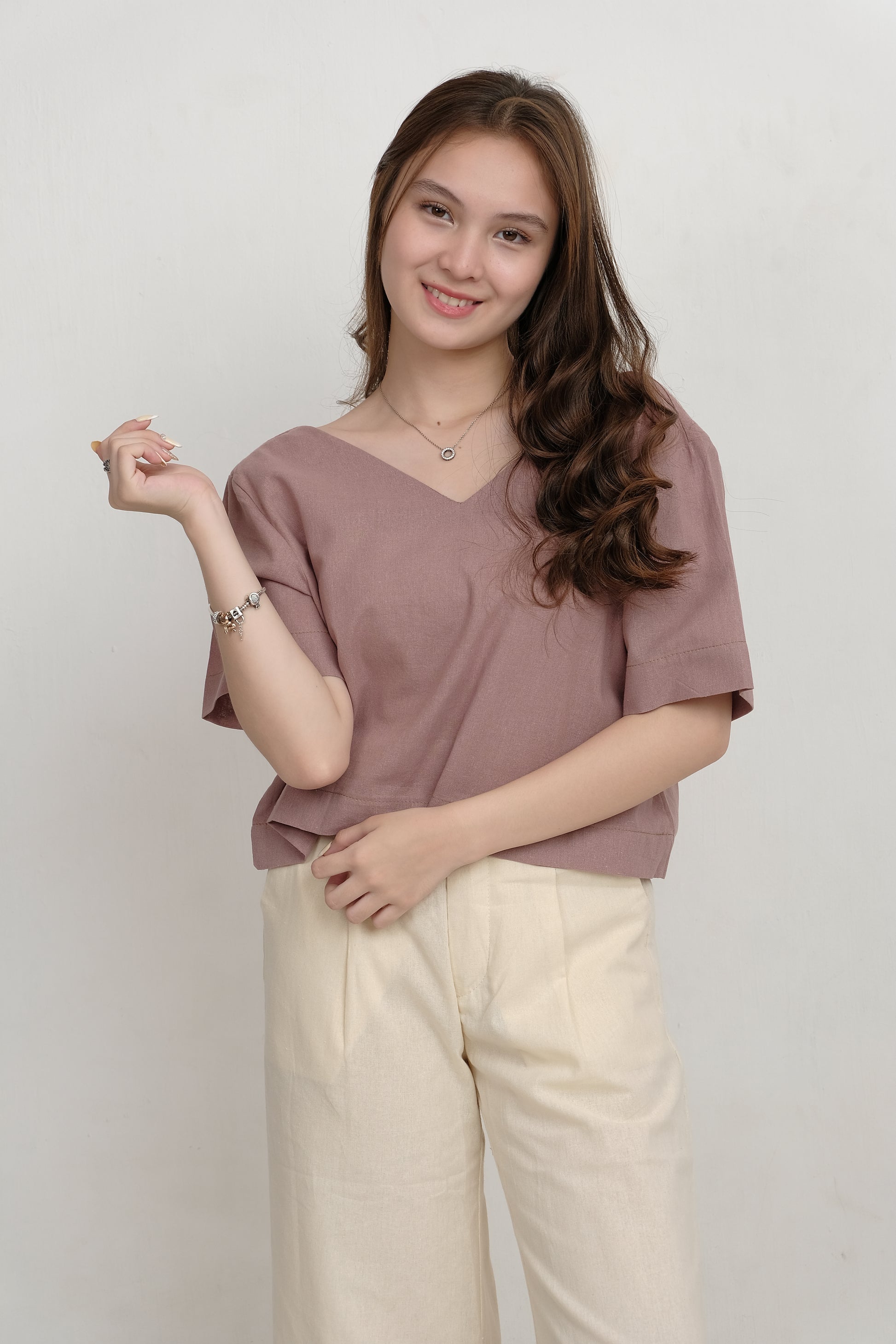 V-neck Blouse Only