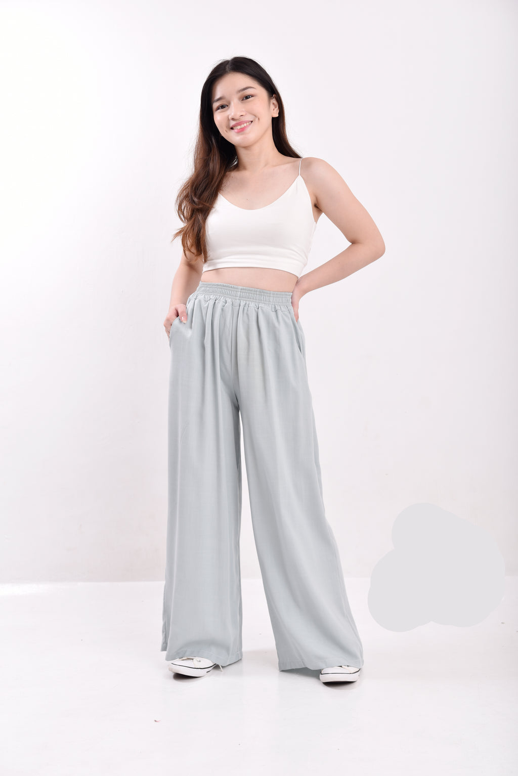 Loose Wideleg Pants