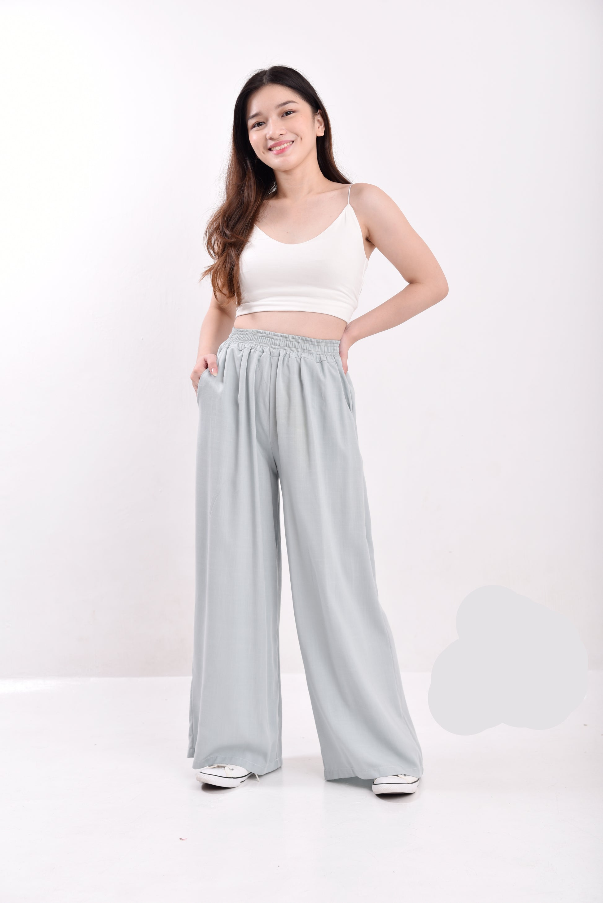 Loose Wideleg Pants