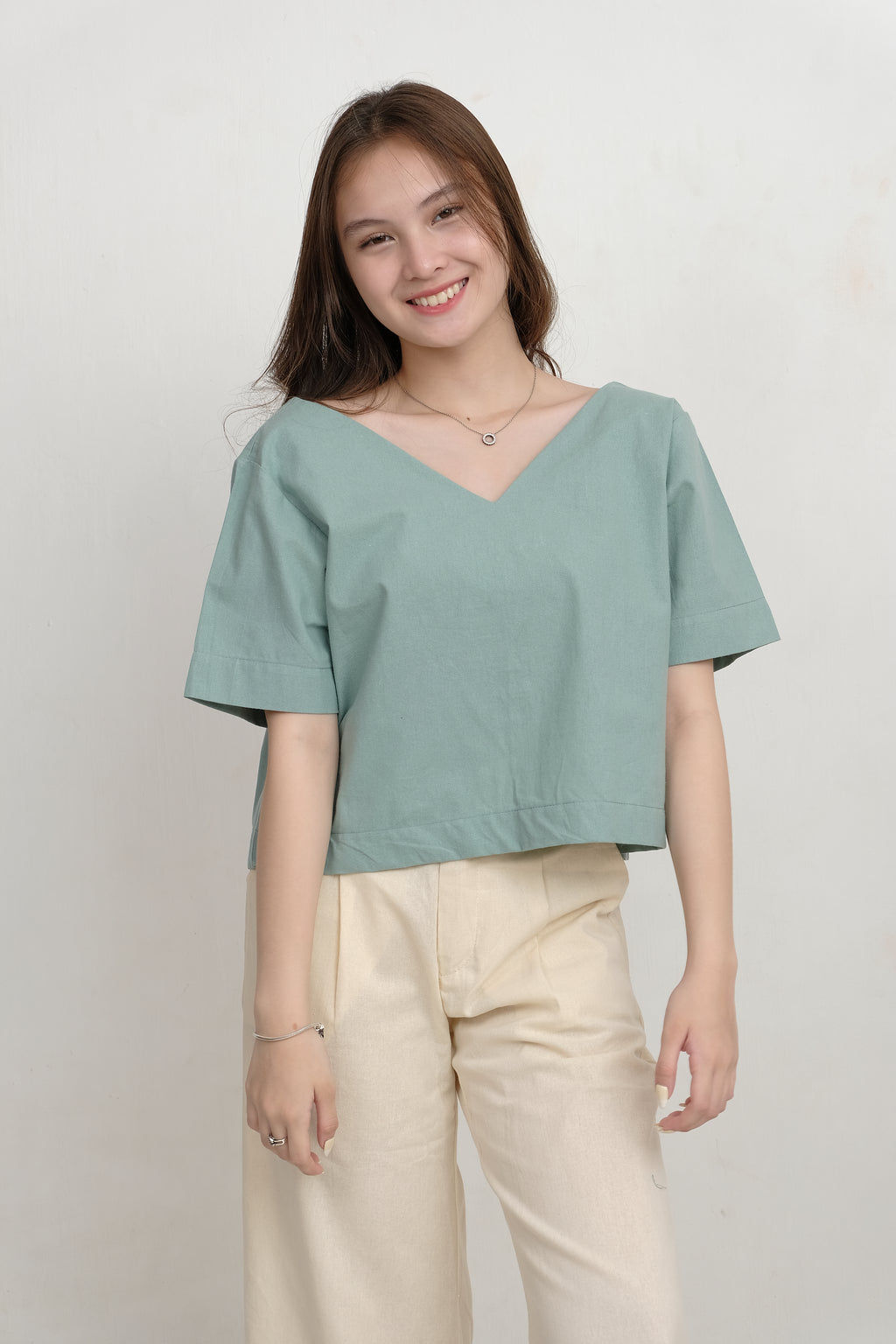 V-neck Blouse Only