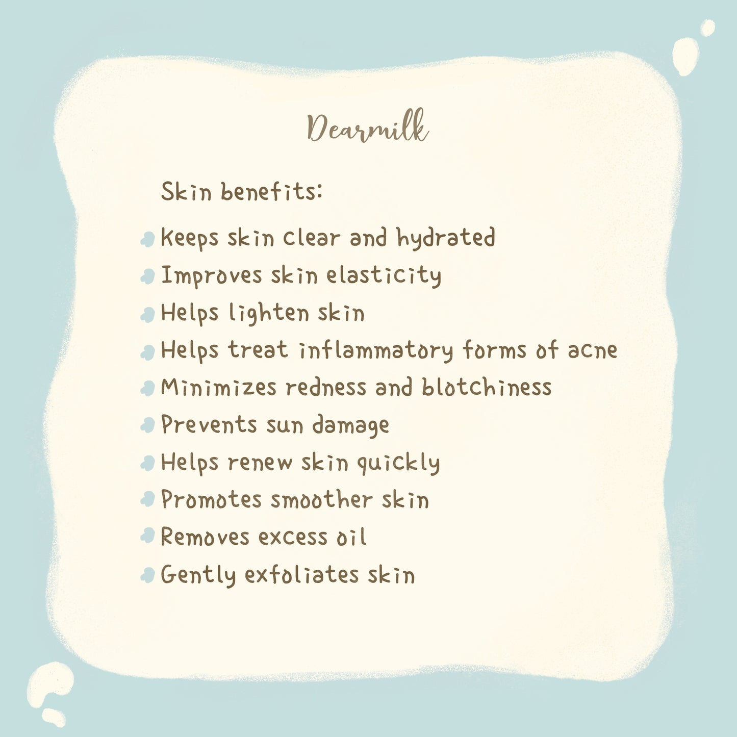 Dear Self Beauty Dearmilk l Facial Cleanser